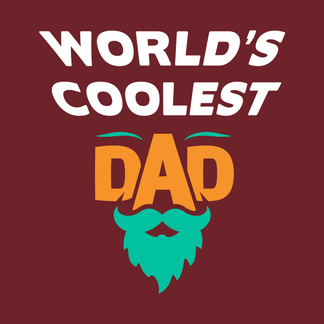 World’s Coolest Dad by Parrot Designs