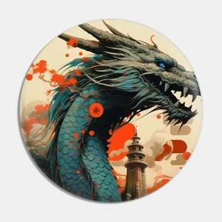 Moon Dragon Pin