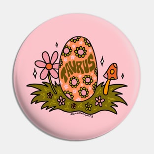 Taurus Easter Egg Pin