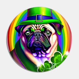 St. Paddy's Pug! Pin