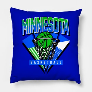 Minnesota Basketball 90s Throwback Pillow