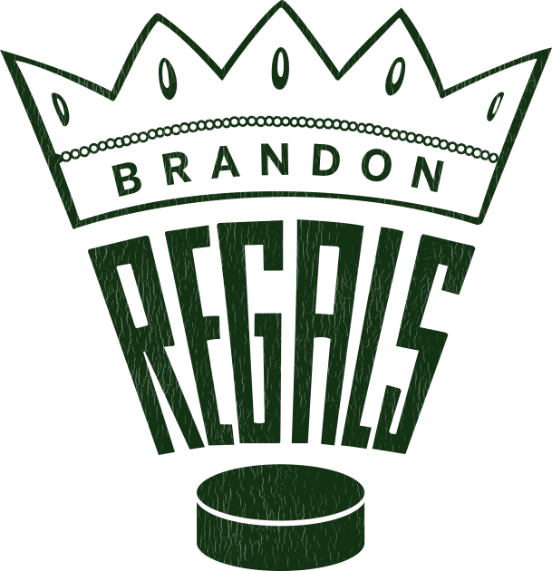 Defunct - Brandon Regals Hockey 1956 Kids T-Shirt by LocalZonly