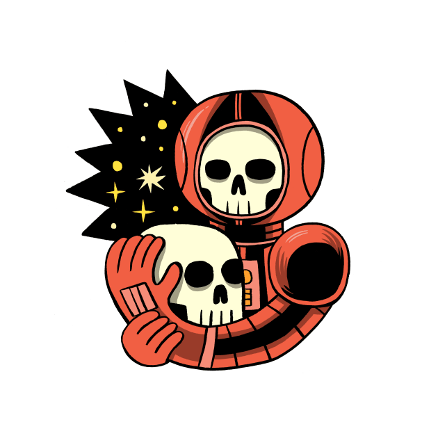 Astro-Skull by jackteagle