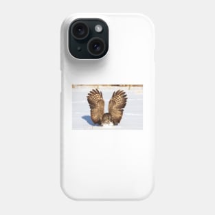 Caught - Great Grey Owl Phone Case