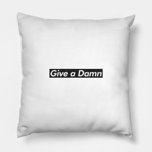 Give a damn Pillow