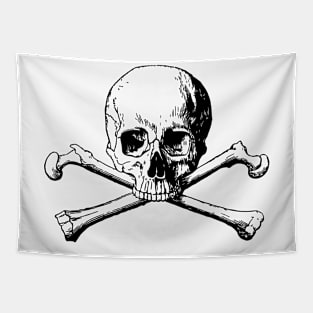 Skull and Crossbones Tapestry