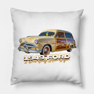 1949 Ford 2 Door Woody Station Wagon Pillow