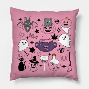 Breast Cancer Halloween Pillow