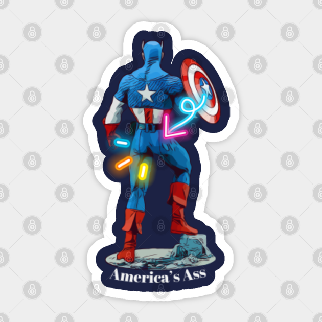 America/'s Ass Sticker