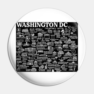 Washington DC Map Pin