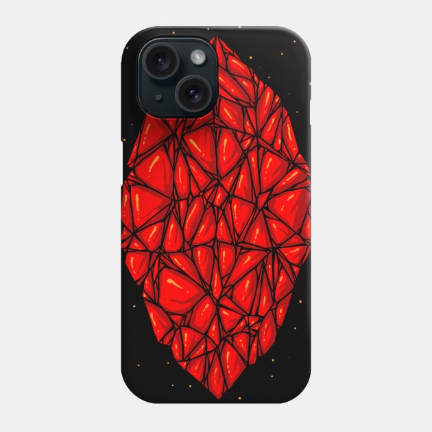 Red diamond Phone Case by barmalisiRTB