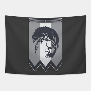 Ashen Wolves Banner Tapestry