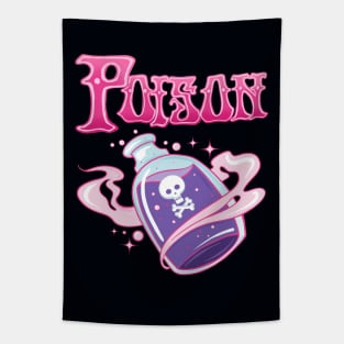 Magic Potion Pink Poison Bottle Tapestry