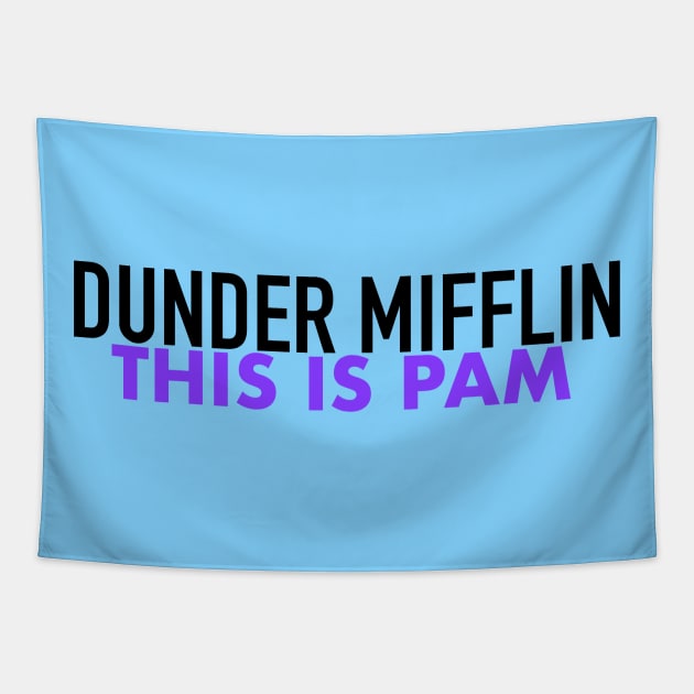 Dunder Mifflin This is Pam Tapestry by LuisP96