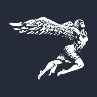 Angel Wings (white print) T-Shirt