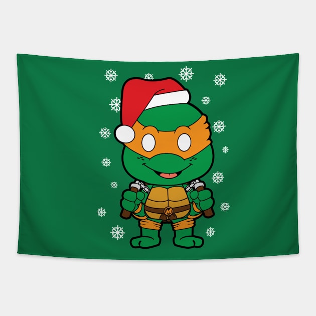 Michaelangelo Christmas Tapestry by mighty corps studio