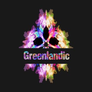 Greenlandic gift tie dye watercolor T-Shirt