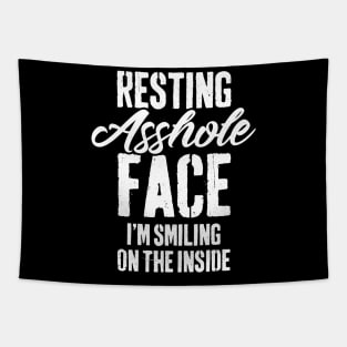 Resting Asshole Face Tapestry