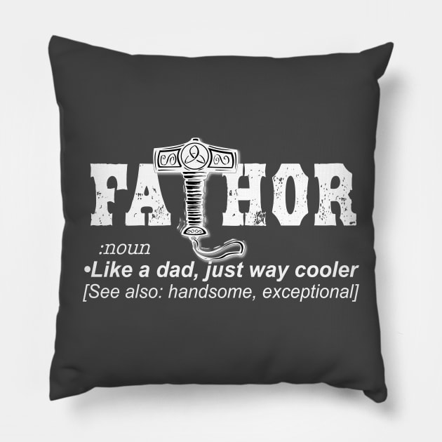 FaThor for Dark Colours Pillow by LahayCreative2017