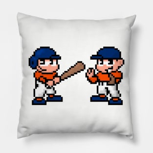 8-Bit Baseball Team - New York Pillow