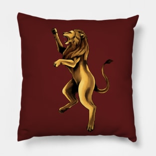 Golden Lion Pillow