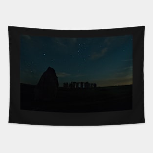 Stonehenge at night Tapestry