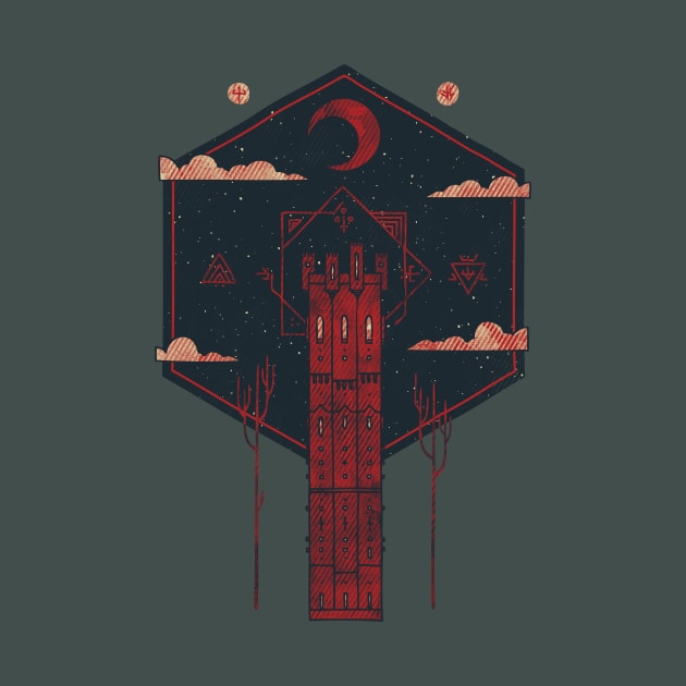 The Crimson Tower by againstbound