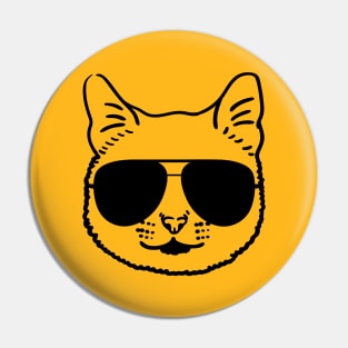 Cat Face Pin