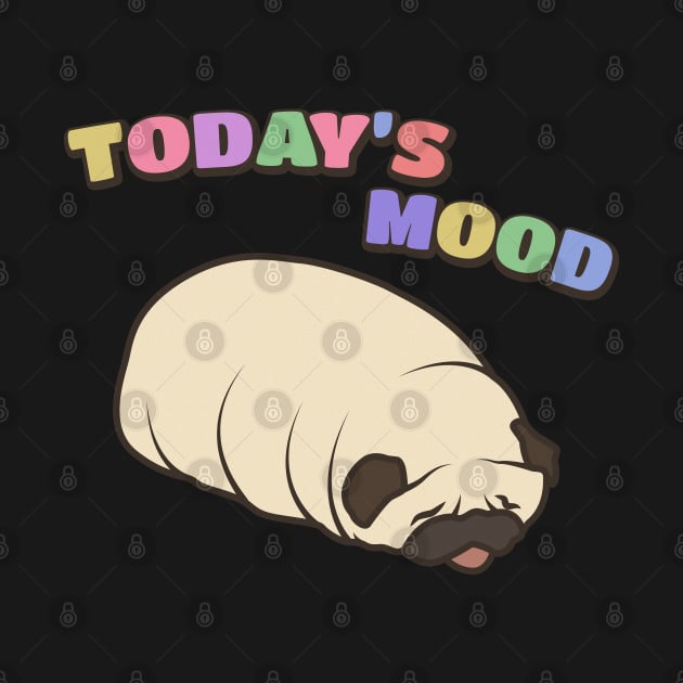 Today's Mood Cute Chonky Puppy Pug by crissbahari