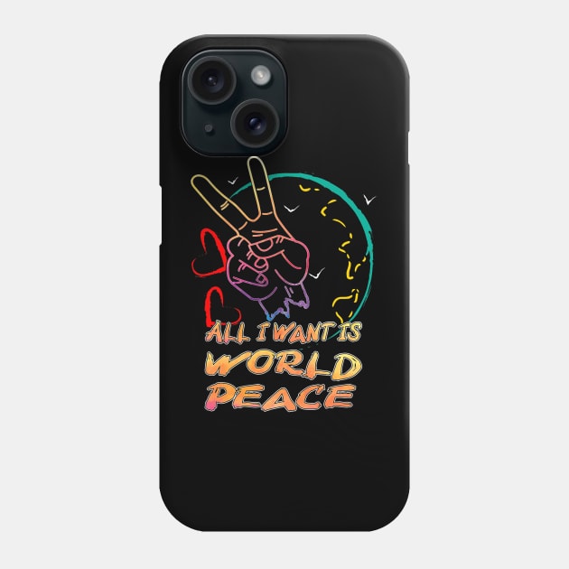 World International Day Of Peace September 21st Phone Case by everetto