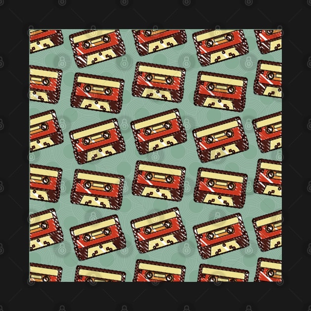 Unique Retro Pattern Casette by Pris25