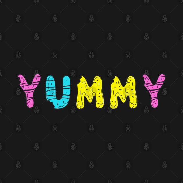 Yummy Typography by origin illustrations