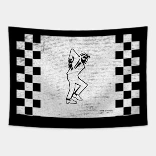 rude boy ska white Tapestry