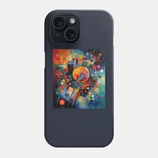 Colorful Galaxy Geometric Abstract Painting Phone Case