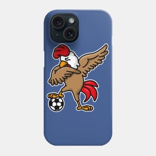 Dabbing dab cock coq gaulois football foot France Phone Case