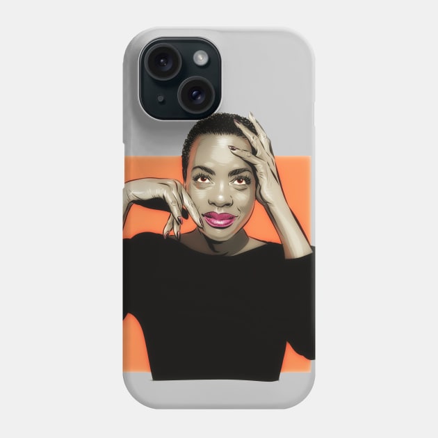 Viola Davis - An illustration by Paul Cemmick Phone Case by PLAYDIGITAL2020