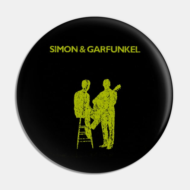 Simon and Garfunkel Retro Pin by Jancuk Relepboys