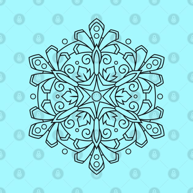 MANDALA to paint by yourself 01 by EDDArt