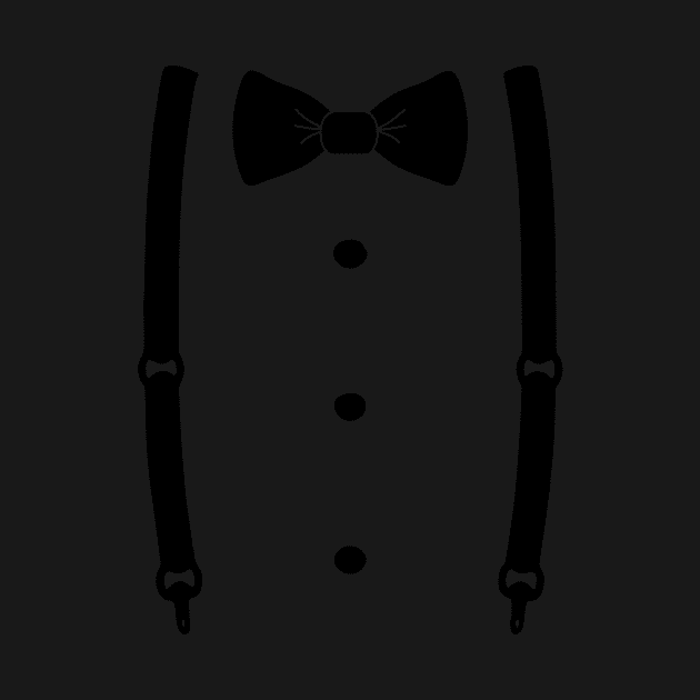 Bow Tie & Slacks (Black tie) by Abili-Tees