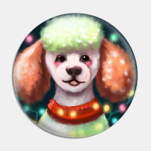 Cute Poodle Pin