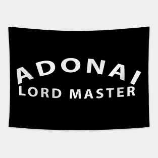 Adonai Lord Master Inspirational Christian Tapestry