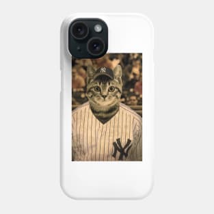 Baseball cat (2) Phone Case