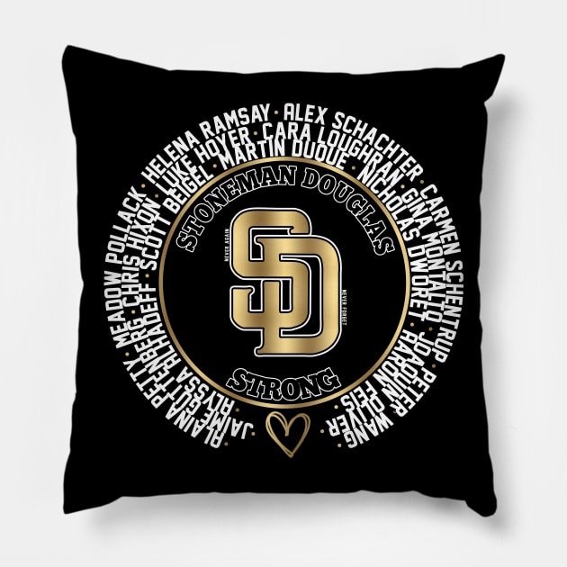 Stoneman Douglas MSD Strong With Names Pillow by RememberThem