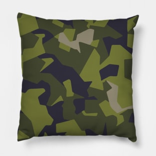 Camo design green khaki Pillow