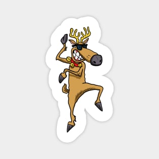 Dancing Reindeer Magnet