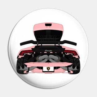 HURACAN PINK Pin