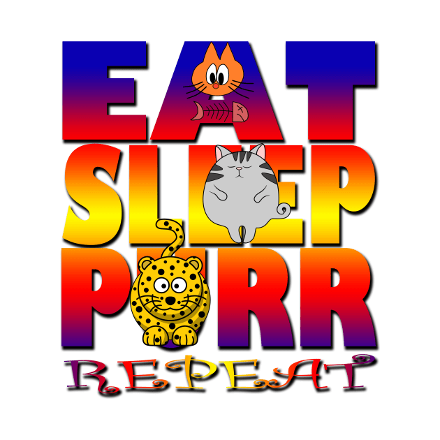 eat sleep purr by likbatonboot