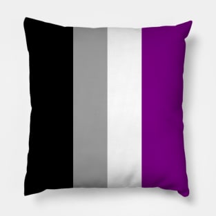 Proud Asexual Pride Flag (Proud LGBTQ+ Community Pride Flag) Pillow