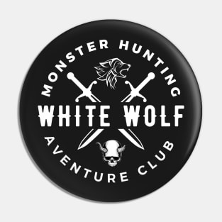 White Wolf - Monster Hunting Adventure Club Pin