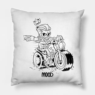 Skull Biker Pillow